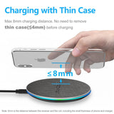 10W Qi Fast Wireless recharging For iphone
 
 
R 
 Ma
 8 
 Note 8 S8 S9 Plus S7 S6 Edge Phone Wireless rerecharging charging