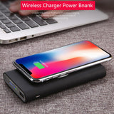 20000mAh Portable External Battery Power Bank Qi Wireless Charger For iPhone 11 Samsung Powerbank Mobile Phone Wireless Charger