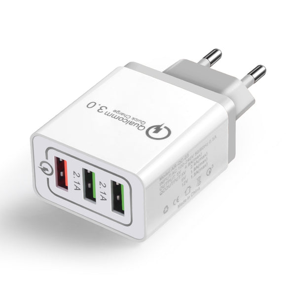 speedy
 charging QC 3.0 18W USB charging For iphone
 7 8 apple ipad
 
 S8 
 
 Fast charging QC3.0 EU/US Plug