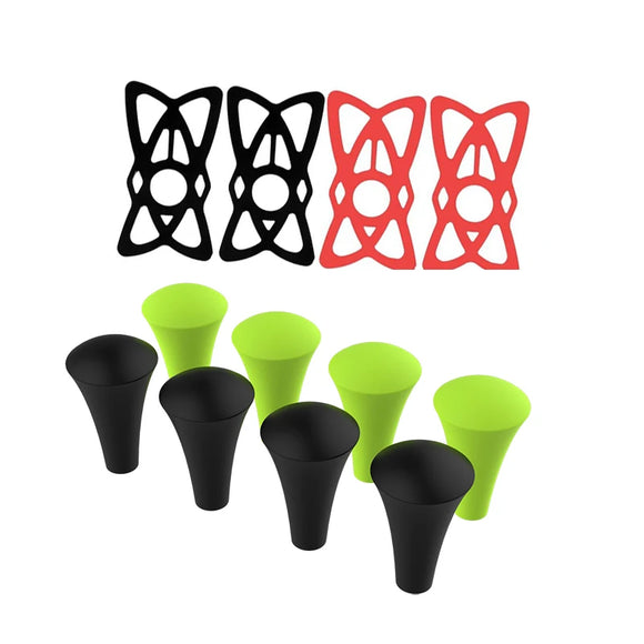 Bike Phone Holder Stand Moto Accessories X Web Grip Silicone Cell Phone Holder Band Bicycle Motorcycle Grip Mount Rubber Cap