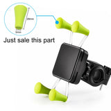 Bike Phone Holder Stand Moto Accessories X Web Grip Silicone Cell Phone Holder Band Bicycle Motorcycle Grip Mount Rubber Cap