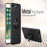 Phone Case Ultra thin Silicon Armor Anti-knock automobile car
 magnetized heavy metal
 Ring Bracket mobile phone
 husk
 Case for iphone
 
 6/6S 7/8 Plus