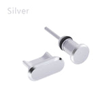 Colorful Metal Micro USB 3.5mm jack Dust Plug Anti Dust Charger Dock Plug Stopper Cap Cover for Android Cell Phone Accessories