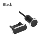 Colorful Metal Micro USB 3.5mm jack Dust Plug Anti Dust Charger Dock Plug Stopper Cap Cover for Android Cell Phone Accessories