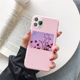 Fashion Little Fresh Couples Case For OPPO Realme 5 Pro Reno 2 F 3 F5 F11 F9 A83 A3S A71 A57 A59 A37 R9 R9S A5 2020 Cover Flower